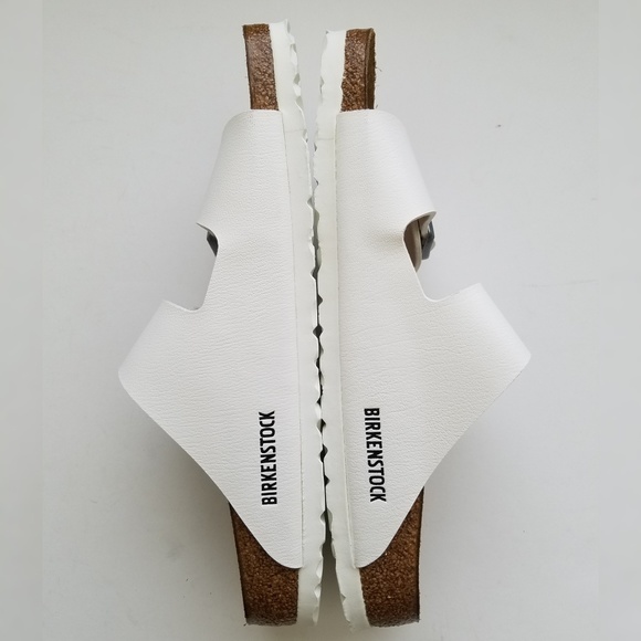 New Birkenstock Arizona White Sandals 41 - Picture 3 of 5